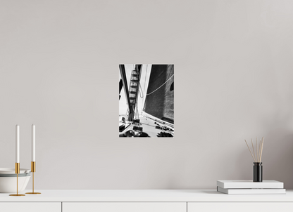 Mood pictures of a racing yacht